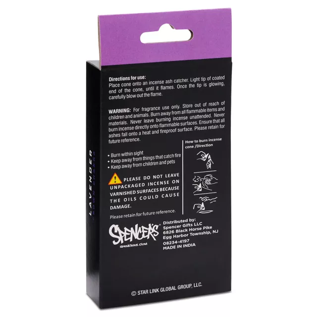 Lavender Crown Chakra Incense Cones 20 Pack - Sacred Chakra at Spencer's