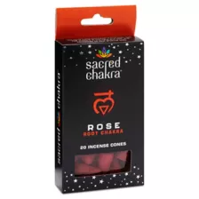 Rose Root Chakra Incense Cones 20 Pack - Sacred Chakra at Spencer's
