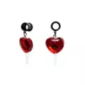 Red Lollipop Razor Dangle Tunnels at Spencer's