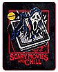 Scary Movies and Chill Ghost Face Fleece Blanket - Steven Rhodes