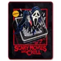 Ghost Face Scary Movies and Chill Fleece Blanket - Steven Rhodes at Spencer's