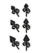 Multi-Pack Black Spike Stud Earrings 3 Pair - 20 Gauge