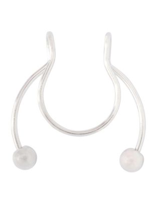 Fake horseshoe septum on sale piercing