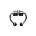 Black Magnetic Faux Horseshoe Septum Ring at Spencer's