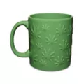 Weed Leaf Embossed Coffee Mug - 18 oz. at Spencer's
