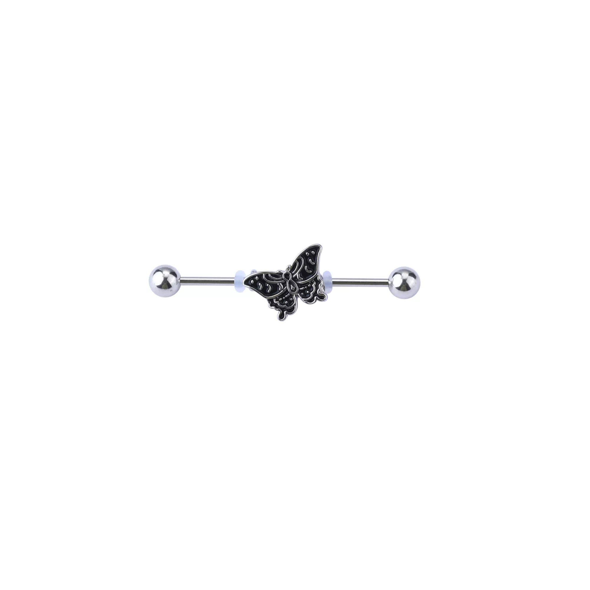 Butterfly Industrial Barbell - 14 Gauge at Spencer's
