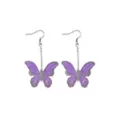 Butterfly Chain Dangle Earrings at Spencer's