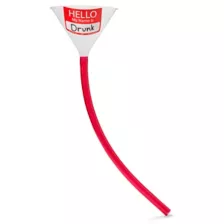 Hello My Name is Drunk Beer Bong at Spencer's