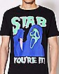 Stab You're It Ghost Face T Shirt