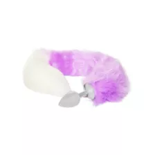 Fur Tail Metal Butt Plug - 2 Inch at Spencer's