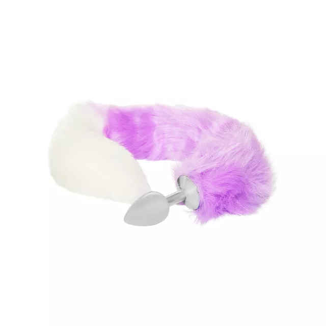 Fur Tail Metal Butt Plug - 2 Inch at Spencer's