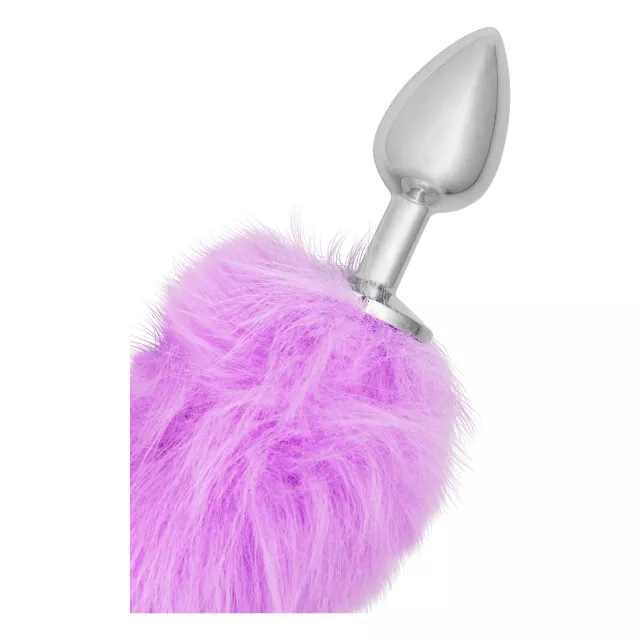Fur Tail Metal Butt Plug - 2 Inch at Spencer's