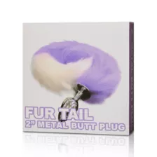 Fur Tail Metal Butt Plug - 2 Inch at Spencer's