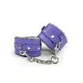 Lavender Furry Handcuffs - Pleasure Bound at Spencer's