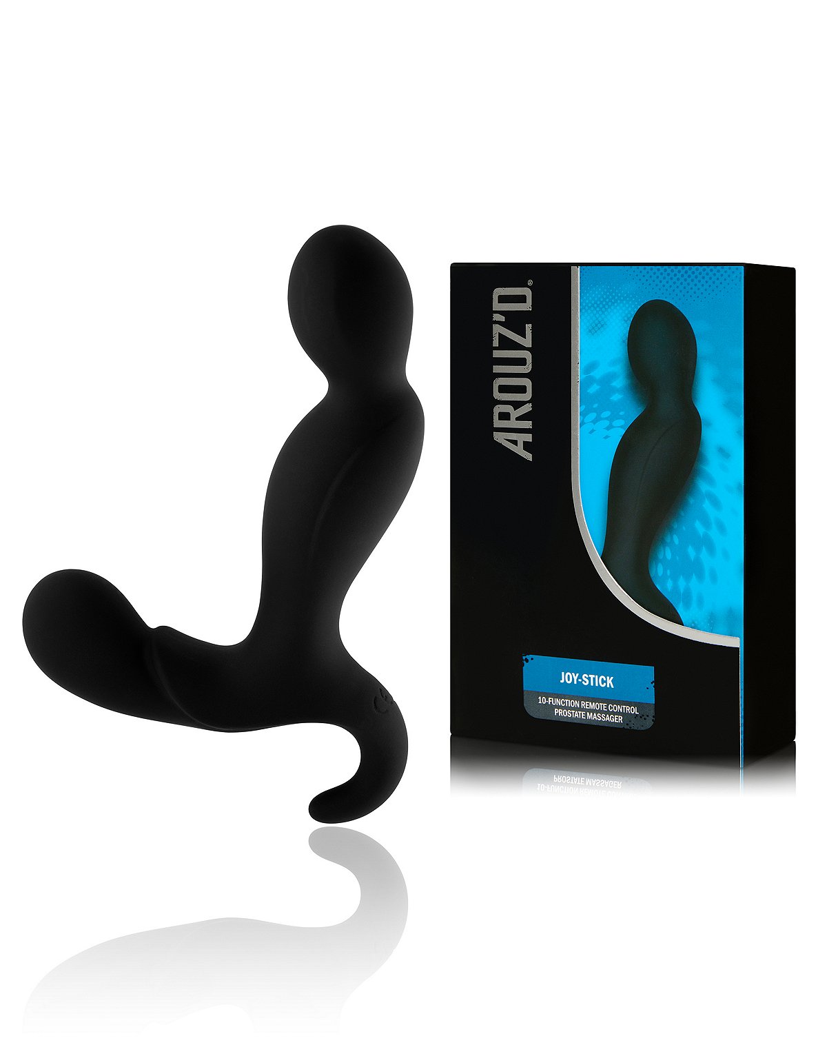 Joy-Stick 10-Function Waterproof Remote Control Rechargeable Prostate Massager