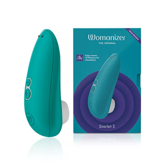 Starlet 3 Multi-Function Rechargeable Waterproof Clitoral Stimulator Turquoise 4.5 Inch - Womanizer at Spencer's