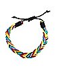 Rainbow Woven Braid Bracelet