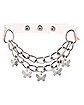 Butterfly Charm Chain Choker Necklace