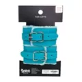 Aqua Faux Fur Handcuffs - Pleasure Bound at Spencer's