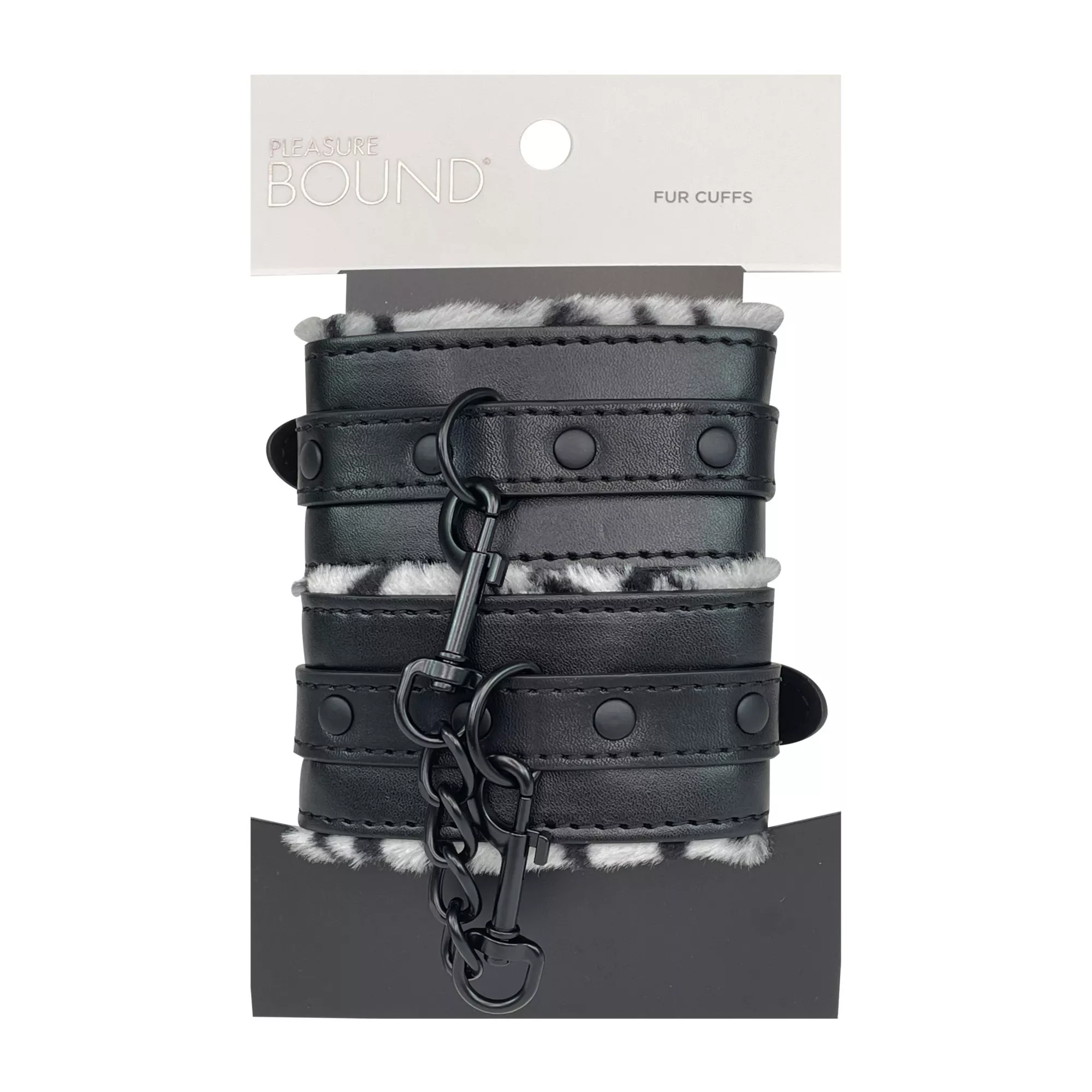 Faux Cheetah Fur Handcuffs - Pleasure Bound at Spencer's