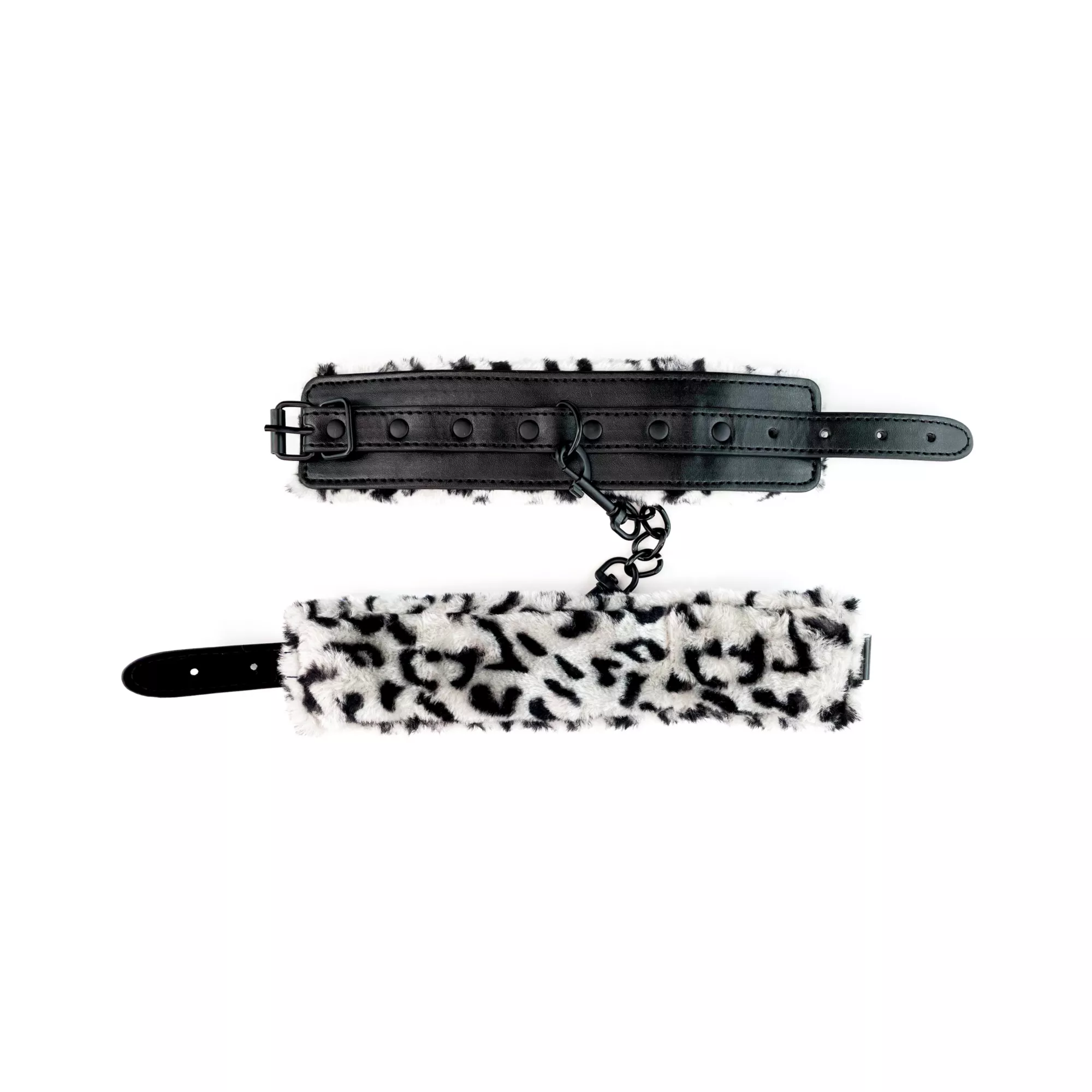 Faux Cheetah Fur Handcuffs - Pleasure Bound at Spencer's