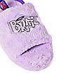 Fuzzy Purple Spa Slippers - Bratz