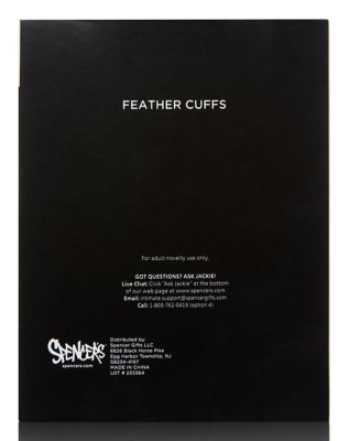 Black Feather Handcufffs - Pleasure Bound