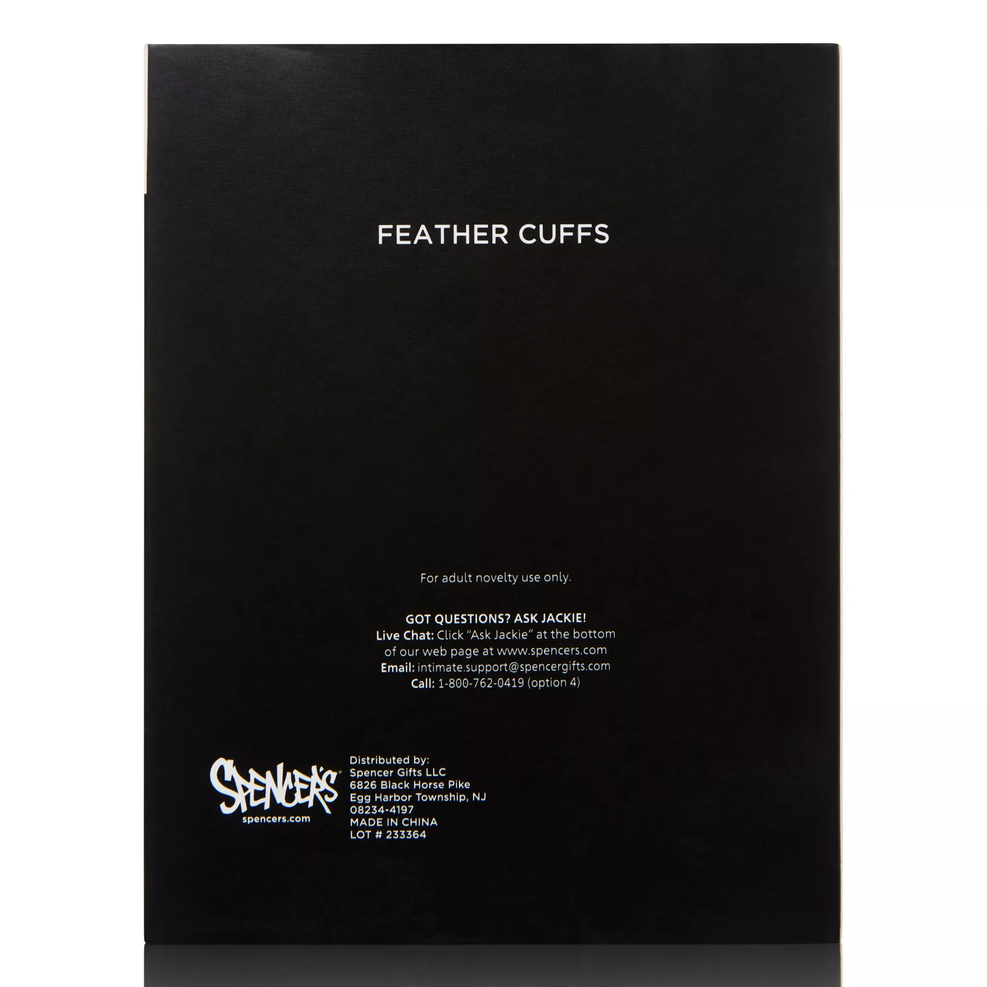 Black Feather Handcufffs - Pleasure Bound at Spencer's