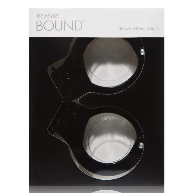 Black Metal Handcuffs - Pleasure Bound