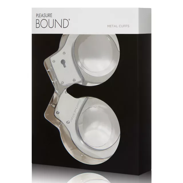 Silver Metal Handcuffs - Pleasure Bound at Spencer's