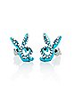 Multi-Pack Playboy Bunny Multi-Color Stud Earrings and Dangle Earrings - 6 Pair