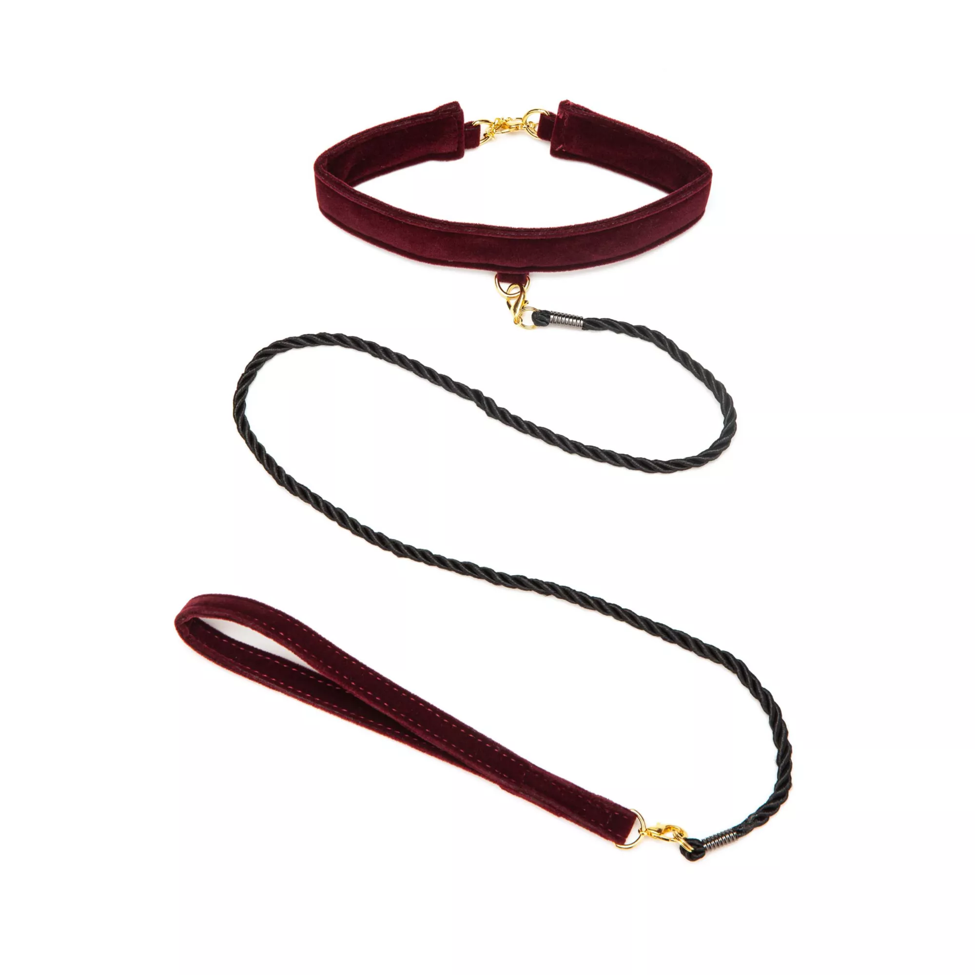 Bondage Collar and Leash - Pleasure Bound at Spencer's