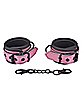 Pink Glitter Handcuffs - Pleasure Bound