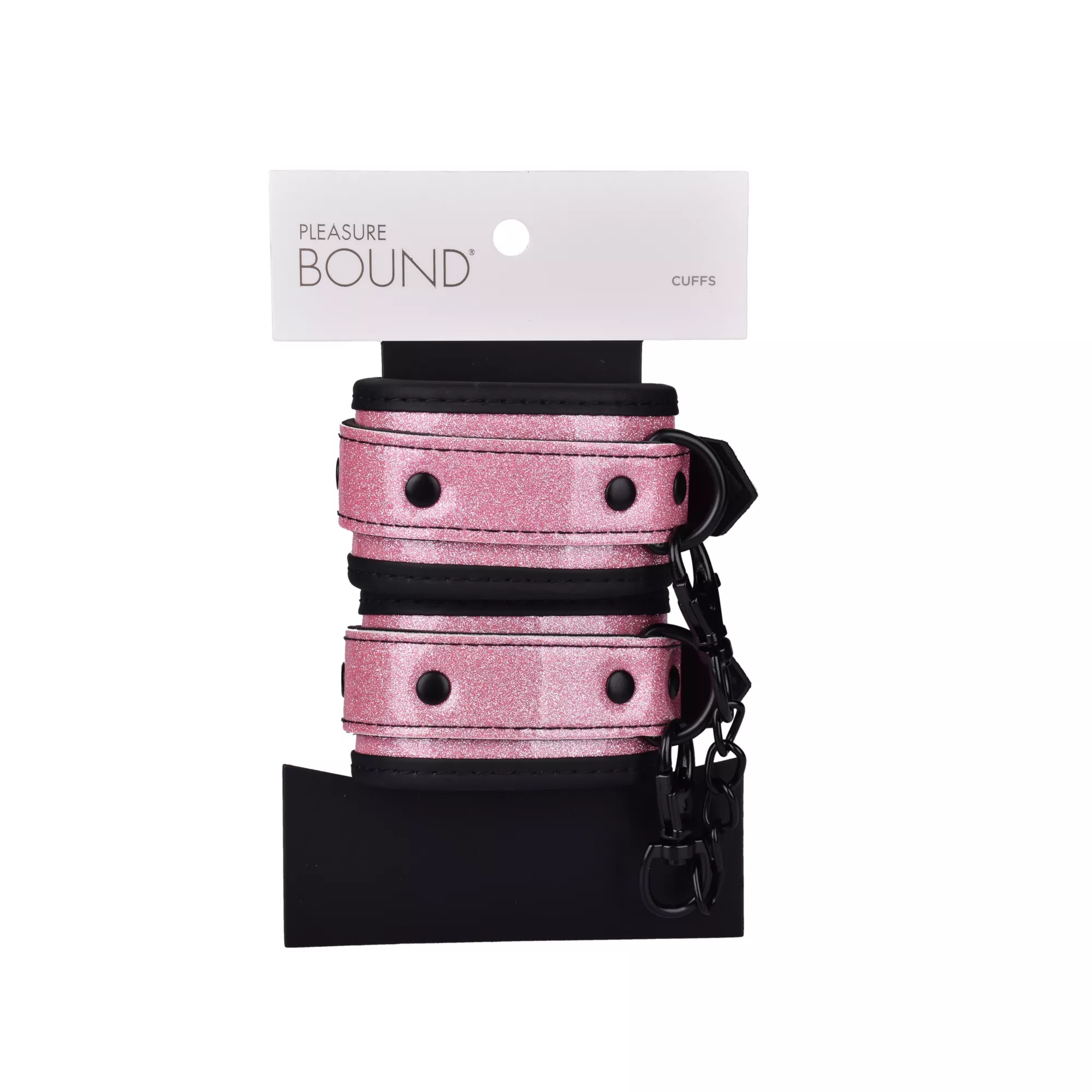 Pink Glitter Handcuffs - Pleasure Bound at Spencer's