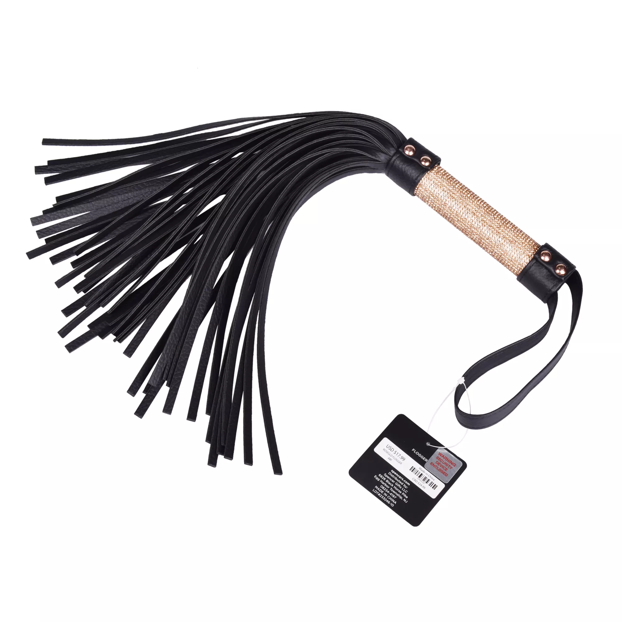 Rose Goldtone Flogger - Pleasure Bound at Spencer's