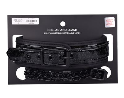 Glitter Collar and Leash - Pleasure Bound