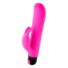 Dynamic Duo Rechargeable Waterproof G-Spot Vibrator with Rabbit Sleeve 9.3 Inch - Hott Love Extreme at Spencer's