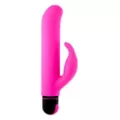 Dynamic Duo Rechargeable Waterproof G-Spot Vibrator with Rabbit Sleeve 9.3 Inch - Hott Love Extreme at Spencer's