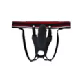 Stiff One Hollow Strap-On Dildo 6.5 Inch and Harness - Arouz'd at Spencer's