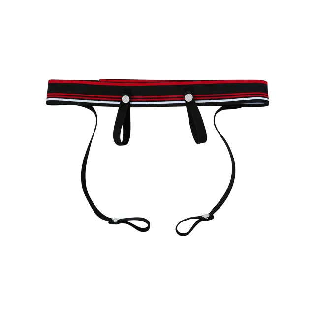 Stiff One Hollow Strap-On Dildo 6.5 Inch and Harness - Arouz'd at Spencer's