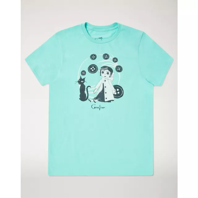 Coraline Cat T Shirt at Spencer's