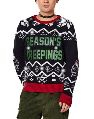 Light-Up Season’s Creepings Ugly Christmas Sweater