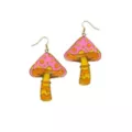 70s Mushroom Dangle Earrings at Spencer's
