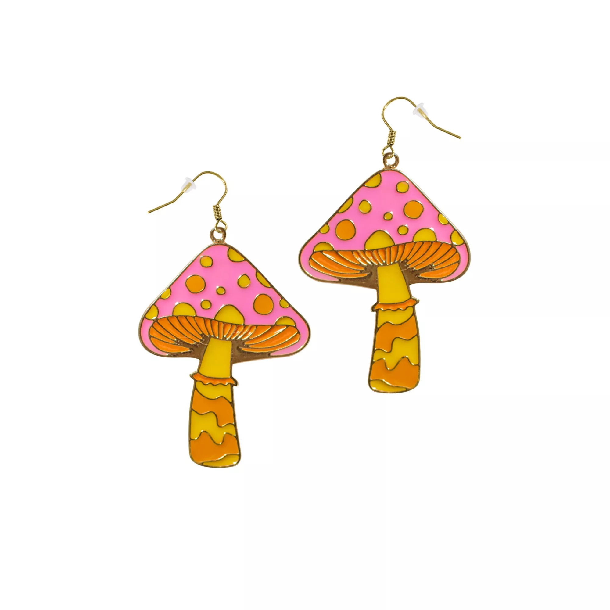 70s Mushroom Dangle Earrings at Spencer's
