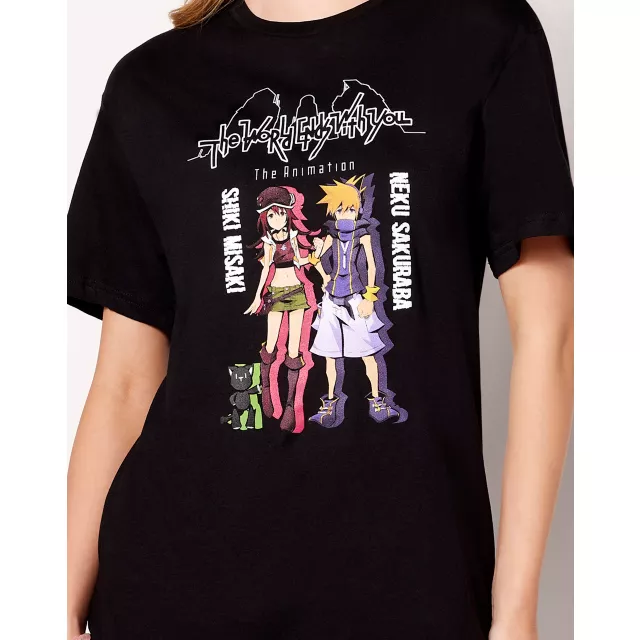 Shiki and Neku T Shirt - The World Ends with You at Spencer's