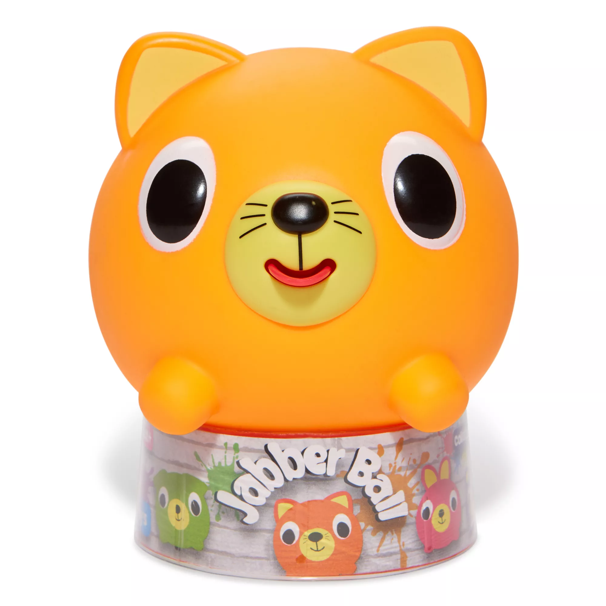 Neon Orange Cat Jabber Ball at Spencer's