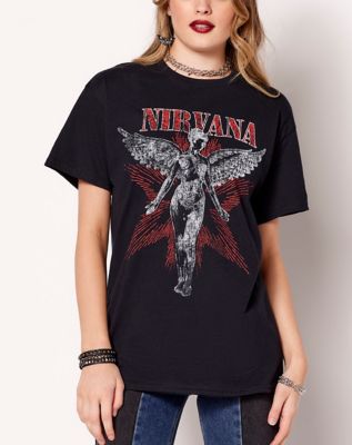 T shirt nirvana hot sale