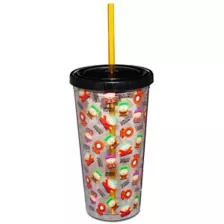 Characters South Park Cup with Straw - 20 oz. at Spencer's