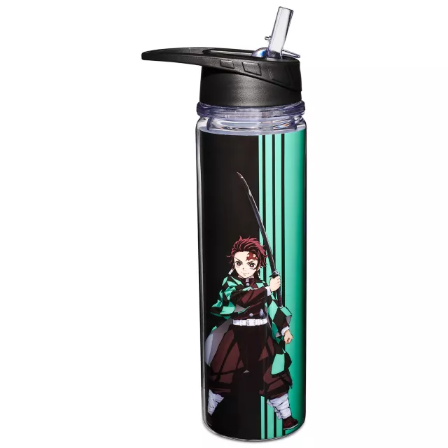 Tanjiro and Nezuko Water Bottle 22 oz. - Demon Slayer at Spencer's