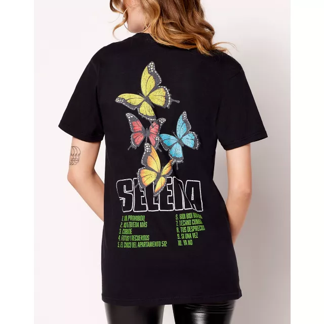 Butterflies Selena T Shirt at Spencer's